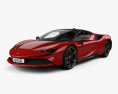 Ferrari SF90 Stradale HQインテリアと とエンジン 2020 3Dモデル