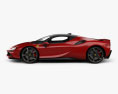 Ferrari SF90 Stradale 带内饰 和发动机 2020 3D模型 侧视图