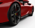 Ferrari SF90 Stradale mit Innenraum und Motor 2020 3D-Modell