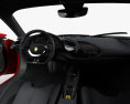 Ferrari SF90 Stradale с детальным интерьером и двигателем 2020 3D модель dashboard