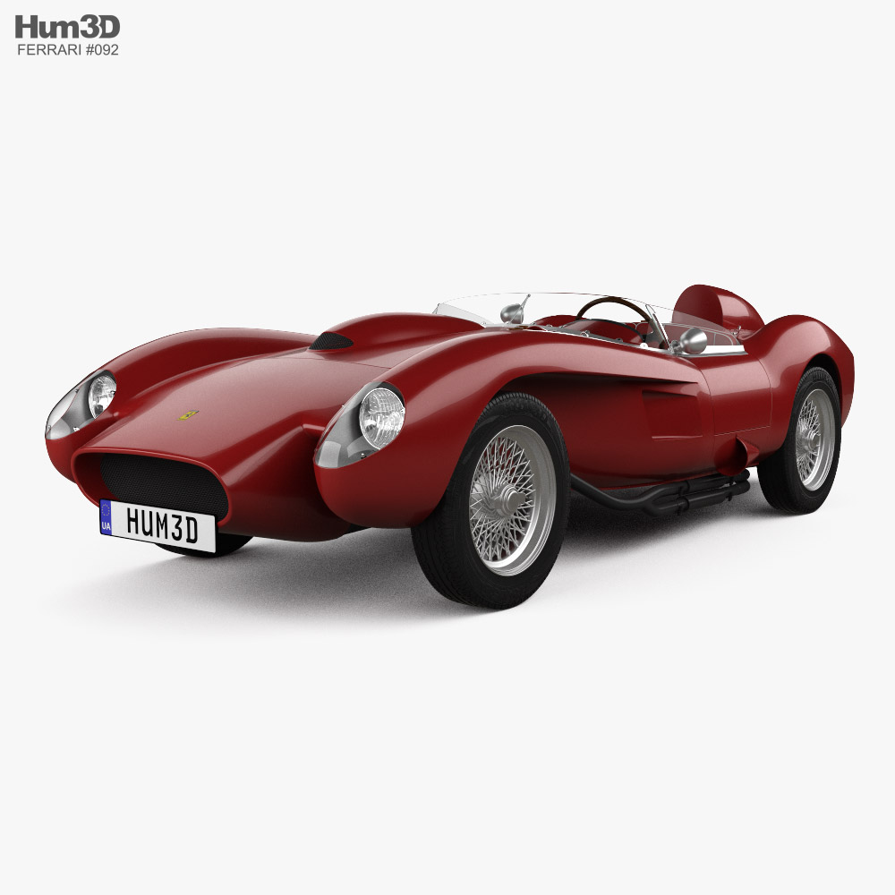 Ferrari Testa Rossa 1957 3D 모델 