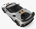 Ferrari SF90 XX Stradale F173 2023 3D模型 顶视图
