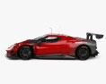 Ferrari 296 GT3 2023 3D-Modell Seitenansicht