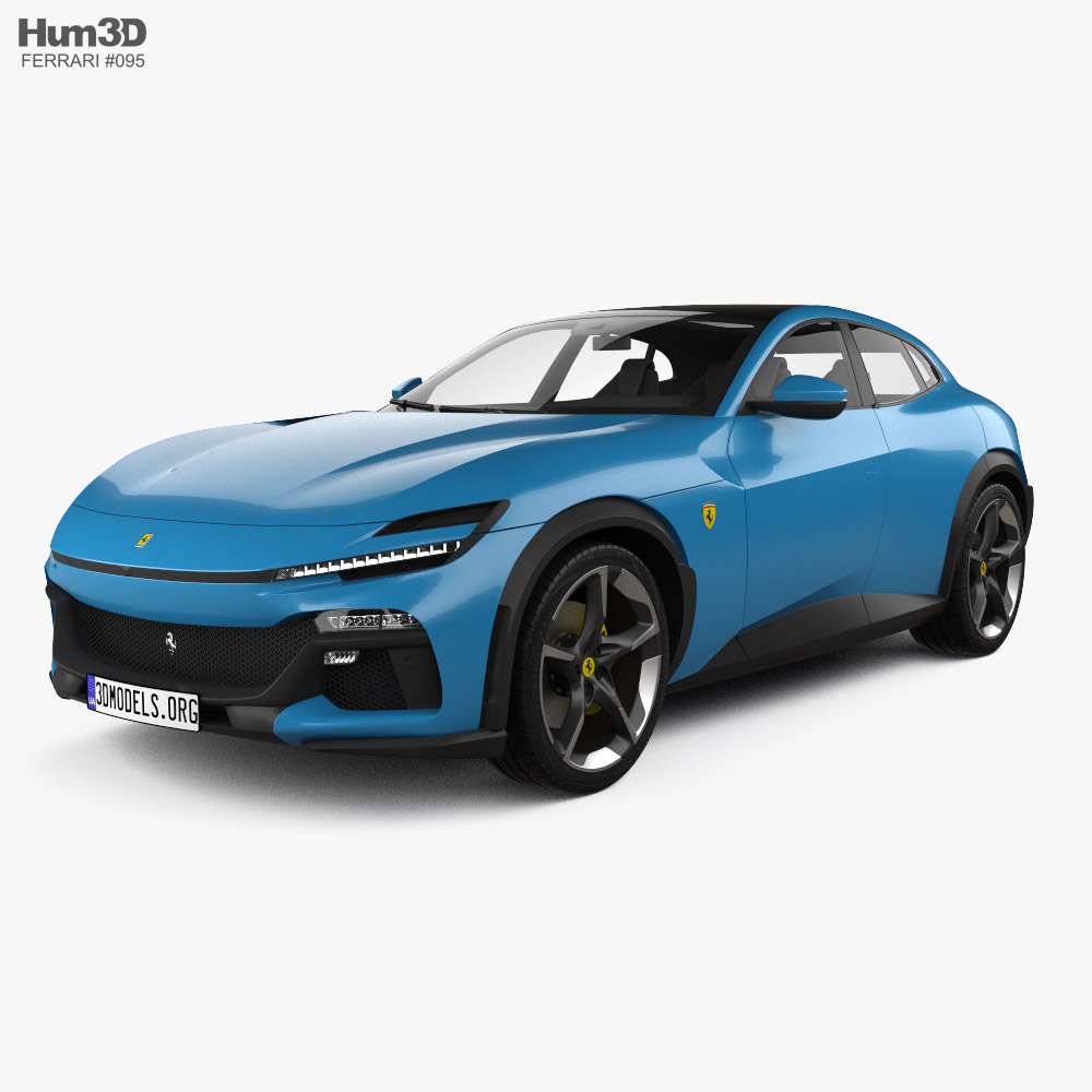 Ferrari Purosangue 2022 3Dモデル