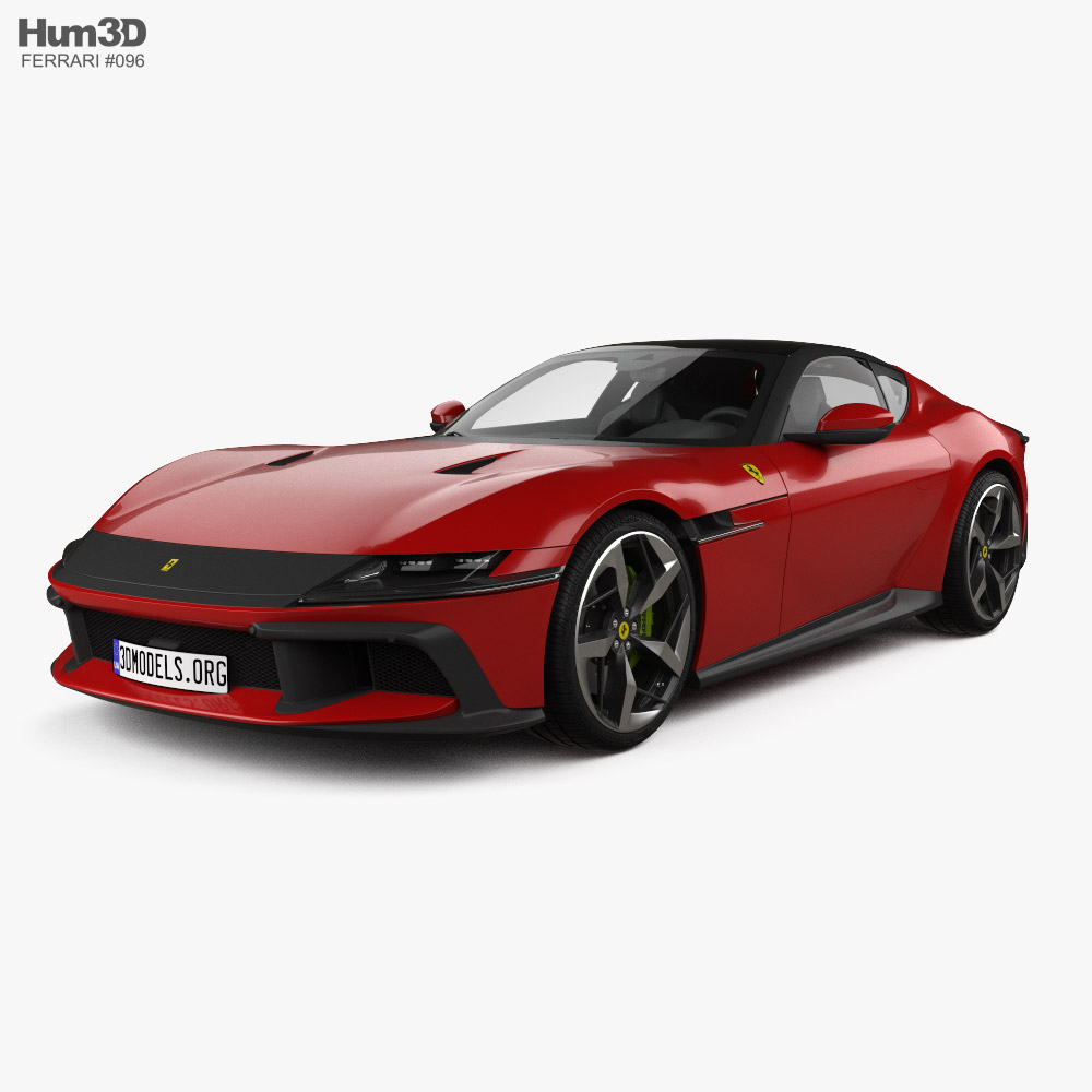 Ferrari 12Cilindri 2024 3D 모델 