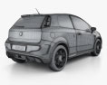 Fiat Punto Evo Abarth 2012 3d model