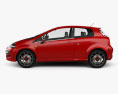 Fiat Punto Evo Abarth 2012 3d model side view