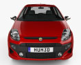 Fiat Punto Evo Abarth 2012 3d model front view