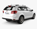 Fiat Freemont 2014 3D 모델  back view