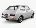 Fiat 127 1975 3d model back view