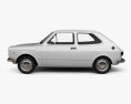 Fiat 127 1975 3d model side view