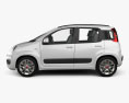 Fiat Panda 2014 3d model side view