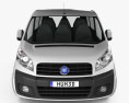 Fiat Scudo Panorama ShortWheelbase 2011 3D-Modell Vorderansicht