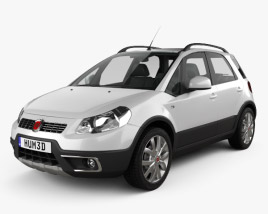 3D model of Fiat Sedici 2015