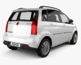 Fiat Idea 2015 3d model back view