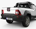 Fiat Strada Crew Cab Adventure 2014 3D 모델 