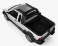 Fiat Strada Crew Cab Adventure 2014 Modello 3D vista dall'alto
