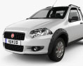 Fiat Strada Crew Cab Trekking 2014 3D-Modell