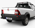 Fiat Strada Crew Cab Trekking 2014 Modelo 3D