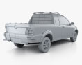 Fiat Strada Crew Cab Trekking 2014 3D 모델 