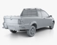 Fiat Strada Crew Cab Working 2014 3D模型