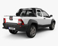Fiat Strada Long Cab Adventure 2014 3D-Modell Rückansicht