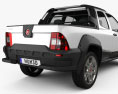Fiat Strada Long Cab Adventure 2014 3Dモデル