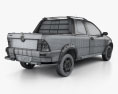 Fiat Strada Long Cab Working 2014 3D модель