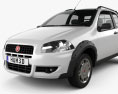 Fiat Strada Long Cab Working 2014 3D-Modell