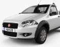 Fiat Strada Short Cab Trekking 2014 3D模型