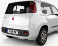 Fiat Uno Attractive hatchback 5-door 2014 3d model