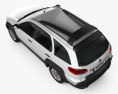 Fiat Palio Adventure 2014 3d model top view