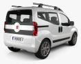 Fiat Fiorino Qubo 2014 3D 모델  back view
