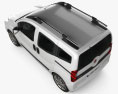 Fiat Fiorino Qubo 2014 3D-Modell Draufsicht
