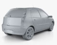 Fiat Punto 5-Türer 2010 3D-Modell