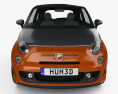 Fiat 500 Abarth 595 Turismo 2017 3d model front view