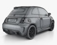 Fiat 500 C Abarth Esseesse 2014 3D 모델 
