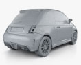 Fiat 500 C Abarth Esseesse 2014 3D модель