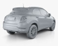 Fiat 500X Cross 2017 3D模型