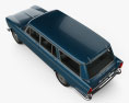 Fiat 2300 Familiare 2024 3D模型 顶视图