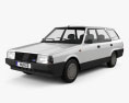 Fiat Regata Weekend 1984 Modelo 3D