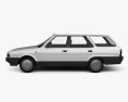 Fiat Regata Weekend 1984 3D 모델  side view