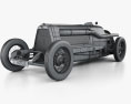 Fiat SB4 Eldridge Mefistofele 1924 3D 모델  wire render