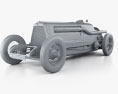 Fiat SB4 Eldridge Mefistofele 1924 3D模型 clay render