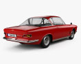 Fiat 2300 S coupe 1961 3d model back view