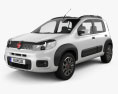 Fiat Uno Way 2018 Modello 3D