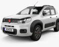 Fiat Uno Way 2018 3D-Modell