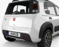 Fiat Uno Way 2018 3D模型