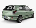 Fiat Bravo 2001 3Dモデル 後ろ姿