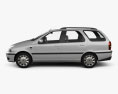 Fiat Palio Weekend 2000 3d model side view
